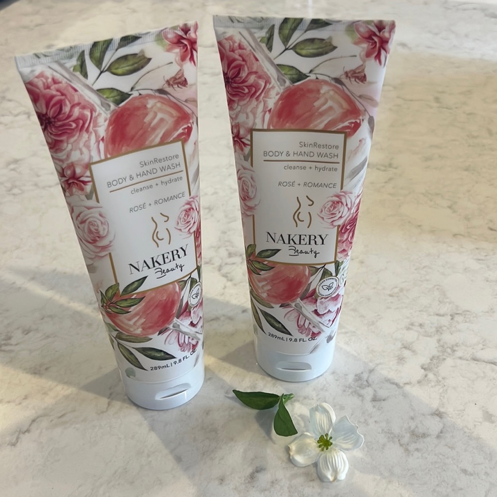 Nakery Beauty SkinRestore Rose & Romance Body & Hand Wash Duo
